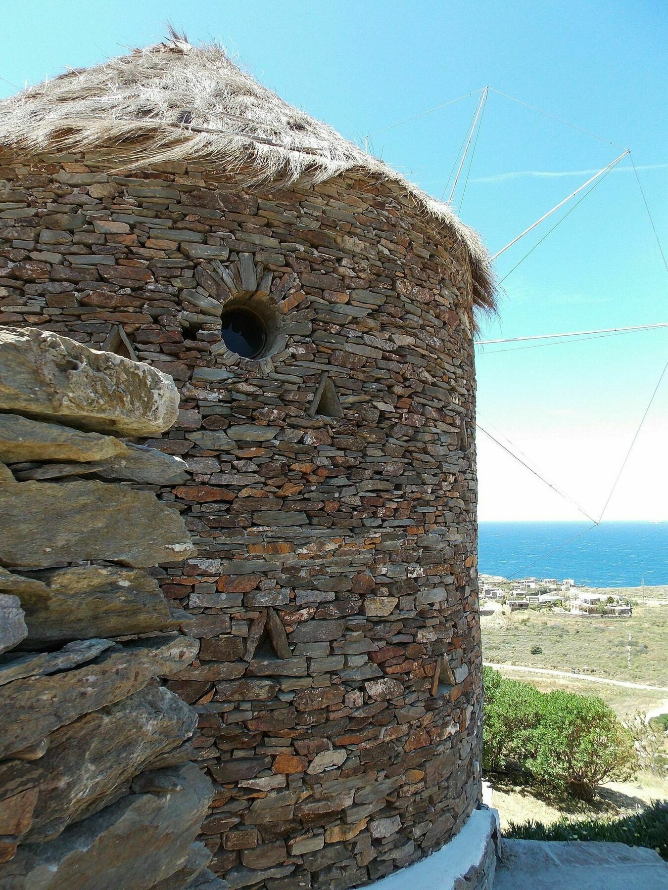 The Stone Windmill Villa Koundouros Ngoại thất bức ảnh